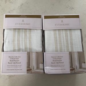 Striped Blackout Curtains